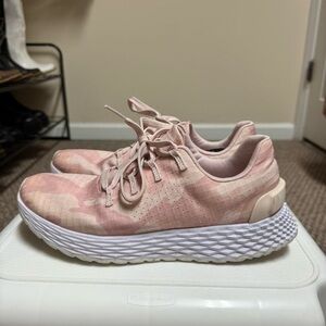 NOBULL Pink Sneakers with Knit Upper and Cushioned Midsole